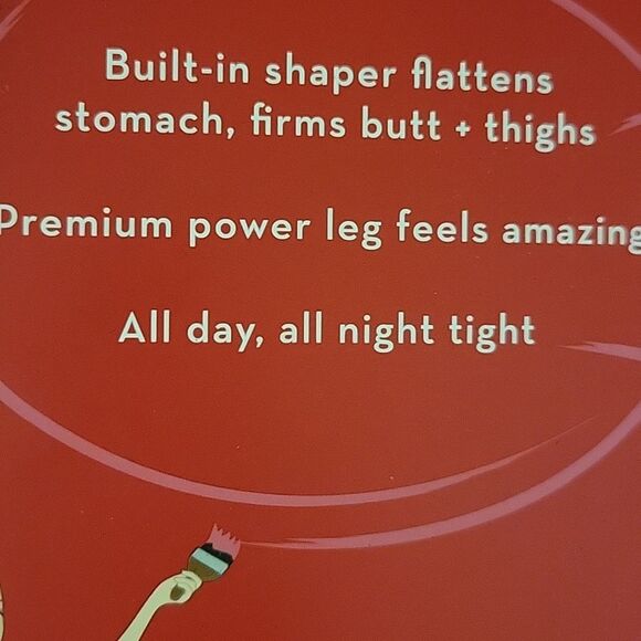 NEW SPANX LUXE LEG SHAPING POWER LEG BLACK TIGHTS 115-150 LB MEDIUM NWT - Picture 2 of 4